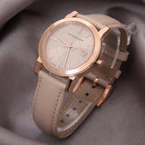 Buy Shop Burberry The City Beige Dial Beige Leather Strap Watch for Women - BU9109 USA Online