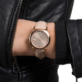 Buy Shop Burberry The City Beige Dial Beige Leather Strap Watch for Women - BU9109 USA Online