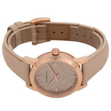 Buy Shop Burberry The City Beige Dial Beige Leather Strap Watch for Women - BU9109 USA Online
