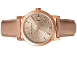 Buy Shop Burberry The City Beige Dial Beige Leather Strap Watch for Women - BU9109 USA Online