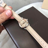 Buy Shop Burberry The City Beige Dial Beige Leather Strap Watch for Women - BU9207 USA Online