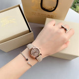 Buy Shop Burberry The City Beige Dial Beige Leather Strap Watch for Women - BU9207 USA Online