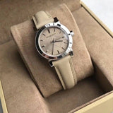 Buy Shop Burberry The City Beige Dial Beige Leather Strap Watch for Women - BU9207 USA Online