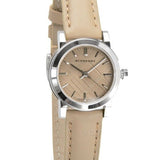 Buy Shop Burberry The City Beige Dial Beige Leather Strap Watch for Women - BU9207 USA Online