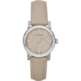 Buy Shop Burberry The City Beige Dial Beige Leather Strap Watch for Women - BU9207 USA Online