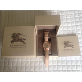 Buy Shop Burberry The City Beige Dial Brown Leather Strap Watch for Women - BU9014 USA Online
