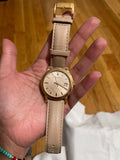 Buy Shop Burberry The City Beige Dial Brown Leather Strap Watch for Women - BU9014 USA Online