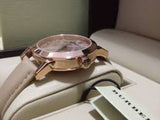 Buy Shop Burberry The City Beige Dial Brown Leather Strap Watch for Women - BU9014 USA Online