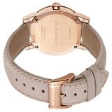 Buy Shop Burberry The City Beige Dial Brown Leather Strap Watch for Women - BU9014 USA Online