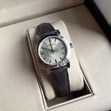 Buy Shop Burberry The City Beige Dial Brown Leather Strap Watch for Women - BU9208 USA Online