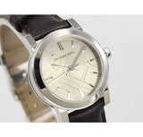 Buy Shop Burberry The City Beige Dial Brown Leather Strap Watch for Women - BU9208 USA Online