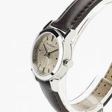 Buy Shop Burberry The City Beige Dial Brown Leather Strap Watch for Women - BU9208 USA Online