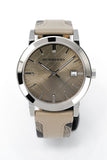 Buy Shop Burberry The City Beige Dial Tan Leather Strap Watch for Women - BU9021 USA Online