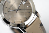 Buy Shop Burberry The City Beige Dial Tan Leather Strap Watch for Women - BU9021 USA Online