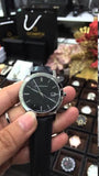 Buy Shop Burberry The City Black Dial Black Leather Strap Watch for Men - BU9009 USA Online