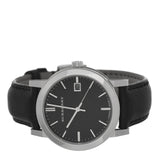 Buy Shop Burberry The City Black Dial Black Leather Strap Watch for Men - BU9009 USA Online