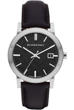 Buy Shop Burberry The City Black Dial Black Leather Strap Watch for Men - BU9009 USA Online