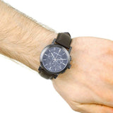 Buy Shop Burberry The City Black Dial Black Leather Strap Watch for Men - BU9364 USA Online