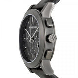 Buy Shop Burberry The City Black Dial Black Leather Strap Watch for Men - BU9364 USA Online
