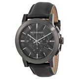 Buy Shop Burberry The City Black Dial Black Leather Strap Watch for Men - BU9364 USA Online