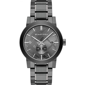 Buy Shop Burberry The City Black Dial Black Steel Strap Watch for Men - BU9902 USA Online