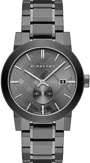 Buy Shop Burberry The City Black Dial Black Steel Strap Watch for Men - BU9902 USA Online
