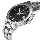 Buy Shop Burberry The City Black Dial Silver Stainless Steel Strap Watch for Women - BU9001 USA Online