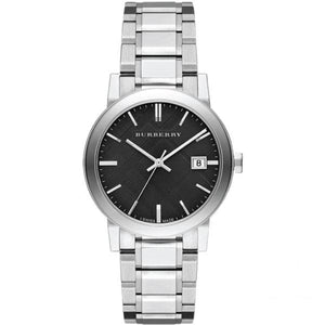Buy Shop Burberry The City Black Dial Silver Stainless Steel Strap Watch for Women - BU9001 USA Online