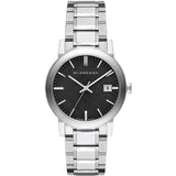 Buy Shop Burberry The City Black Dial Silver Stainless Steel Strap Watch for Women - BU9001 USA Online