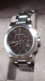 Buy Shop Burberry The City Black Dial Silver Steel Strap Watch for Men - BU9351 USA Online