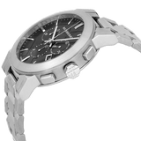 Buy Shop Burberry The City Black Dial Silver Steel Strap Watch for Men - BU9351 USA Online