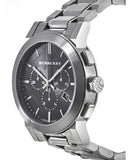 Buy Shop Burberry The City Black Dial Silver Steel Strap Watch for Men - BU9351 USA Online