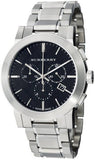 Buy Shop Burberry The City Black Dial Silver Steel Strap Watch for Men - BU9351 USA Online