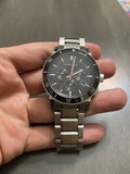 Buy Shop Burberry The City Black Dial Silver Steel Strap Watch for Men - BU9380 USA Online