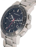 Buy Shop Burberry The City Black Dial Silver Steel Strap Watch for Men - BU9380 USA Online