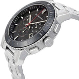 Buy Shop Burberry The City Black Dial Silver Steel Strap Watch for Men - BU9380 USA Online