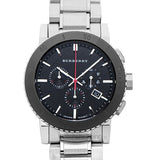 Buy Shop Burberry The City Black Dial Silver Steel Strap Watch for Men - BU9380 USA Online