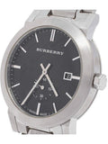 Buy Shop Burberry The City Black Dial Silver Steel Strap Watch for Men - BU9901 USA Online