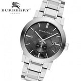 Buy Shop Burberry The City Black Dial Silver Steel Strap Watch for Men - BU9901 USA Online
