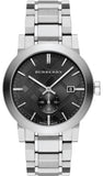 Buy Shop Burberry The City Black Dial Silver Steel Strap Watch for Men - BU9901 USA Online