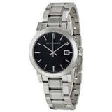 Buy Shop Burberry The City Black Dial Silver Steel Strap Watch for Women - BU9101 USA Online