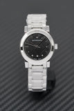 Buy Shop Burberry The City Black Dial Silver Steel Strap Watch for Women - BU9201 USA Online
