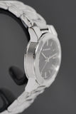 Buy Shop Burberry The City Black Dial Silver Steel Strap Watch for Women - BU9201 USA Online