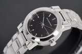 Buy Shop Burberry The City Black Dial Silver Steel Strap Watch for Women - BU9201 USA Online