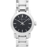 Buy Shop Burberry The City Black Dial Silver Steel Strap Watch for Women - BU9201 USA Online