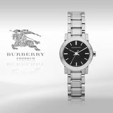 Buy Shop Burberry The City Black Dial Silver Steel Strap Watch for Women - BU9201 USA Online