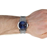 Buy Shop Burberry The City Blue Dial Silver Steel Strap Watch for Men - BU9031 USA Online