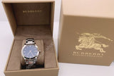 Buy Shop Burberry The City Blue Dial Silver Steel Strap Watch for Men - BU9031 USA Online