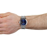 Buy Shop Burberry The City Blue Dial Silver Steel Strap Watch for Men - BU9031 USA Online