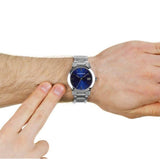 Buy Shop Burberry The City Blue Dial Silver Steel Strap Watch for Men - BU9031 USA Online